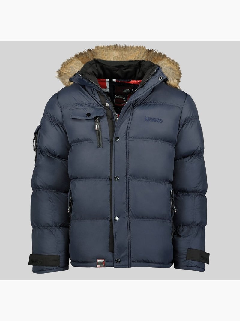 Piumino con cappuccio bonap – geographical norway Blu marino - Kiabi
