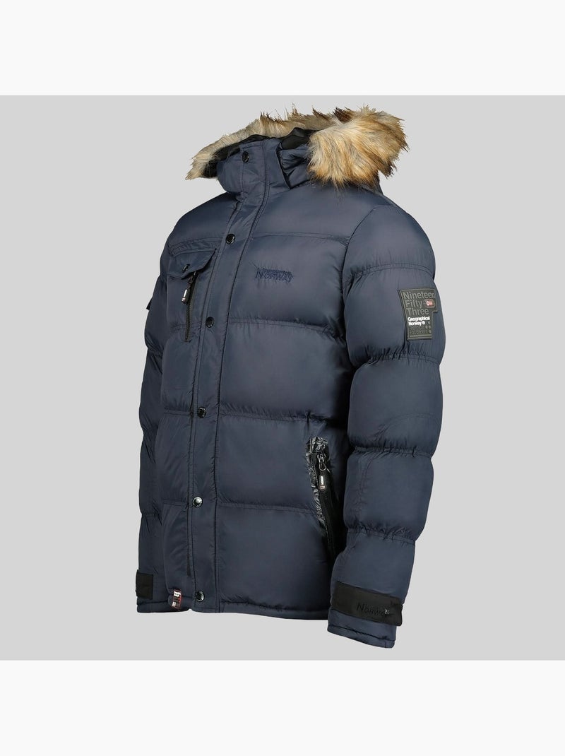 Piumino con cappuccio bonap – geographical norway Blu marino - Kiabi