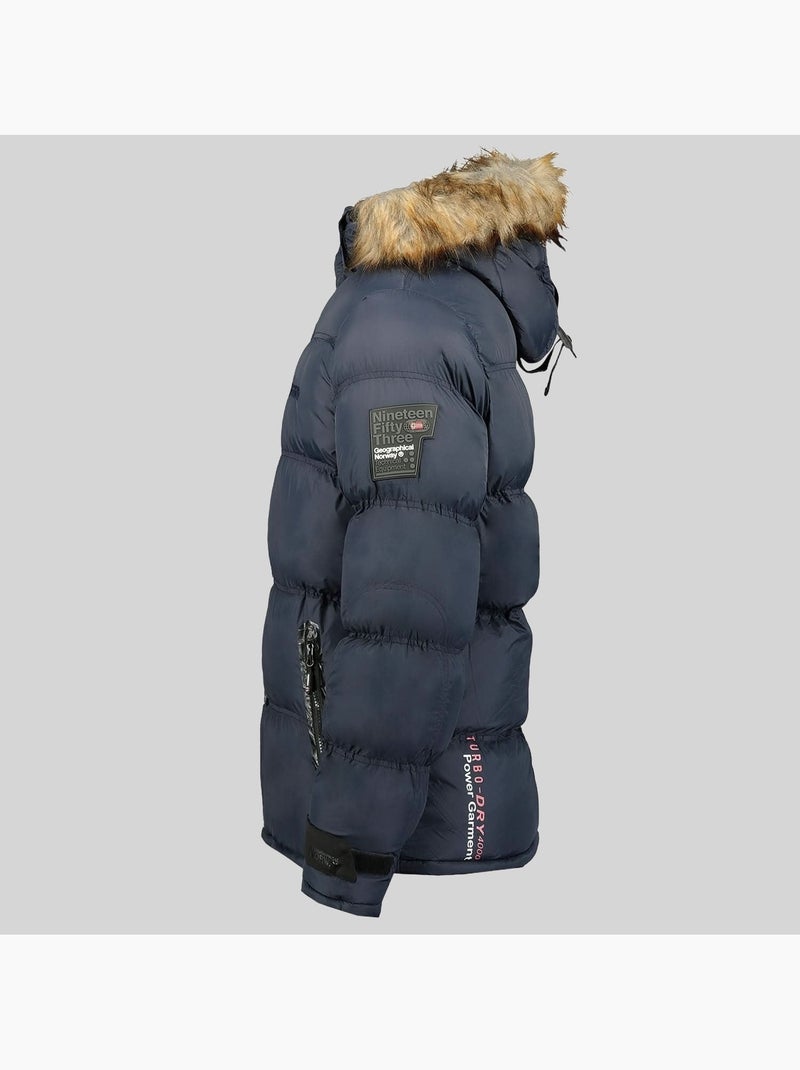 Piumino con cappuccio bonap – geographical norway Blu marino - Kiabi
