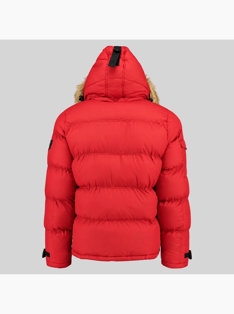 Piumino con cappuccio bonap – geographical norway Rosso - Kiabi