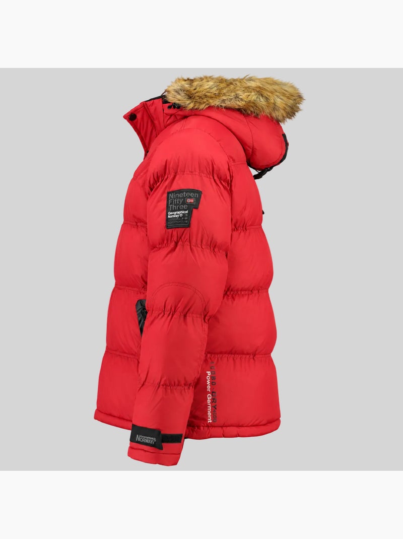 Piumino con cappuccio bonap – geographical norway Rosso - Kiabi