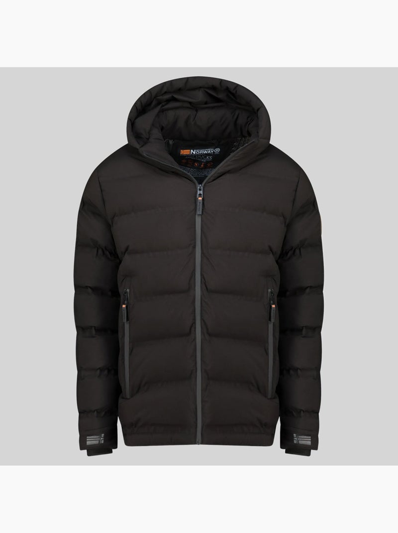 Piumino con cappuccio brandy – geographical norway Nero - Kiabi