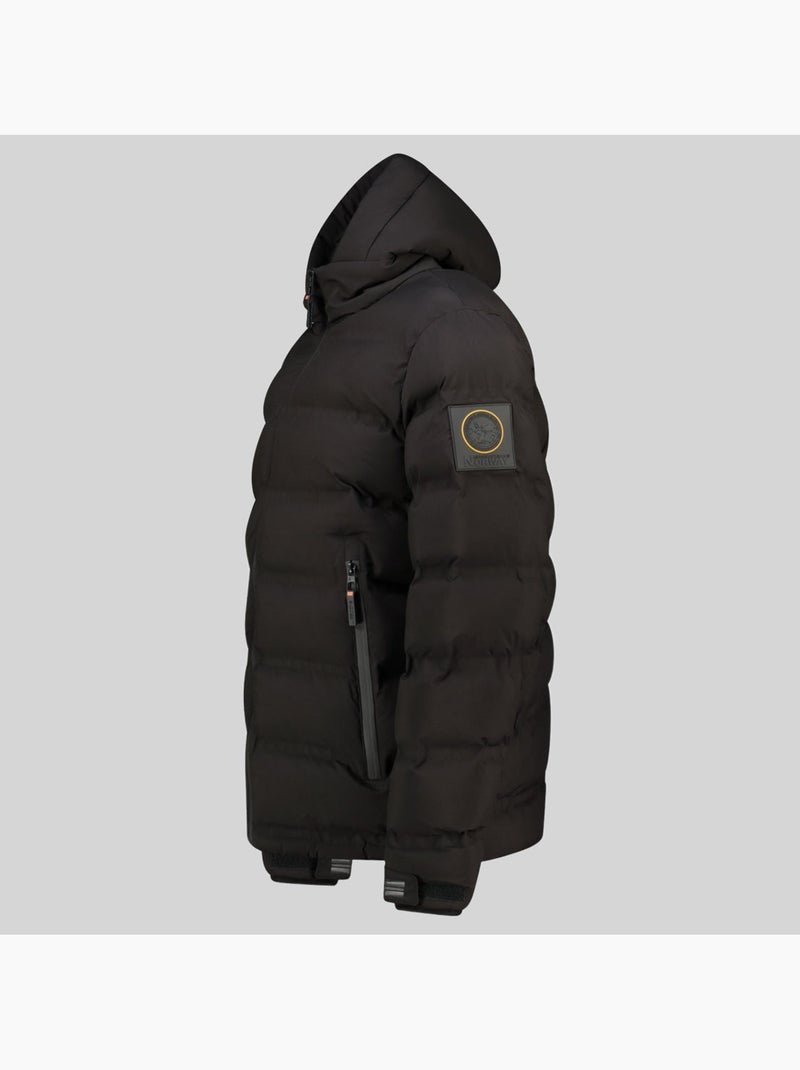 Piumino con cappuccio brandy – geographical norway Nero - Kiabi