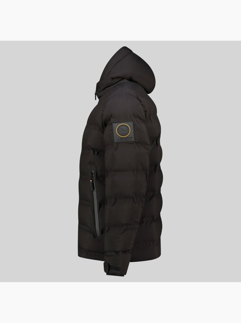 Piumino con cappuccio brandy – geographical norway Nero - Kiabi
