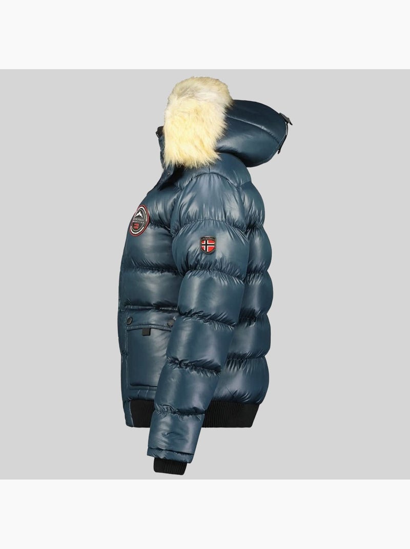 Piumino con cappuccio bugs – geographical norway Blu marino - Kiabi