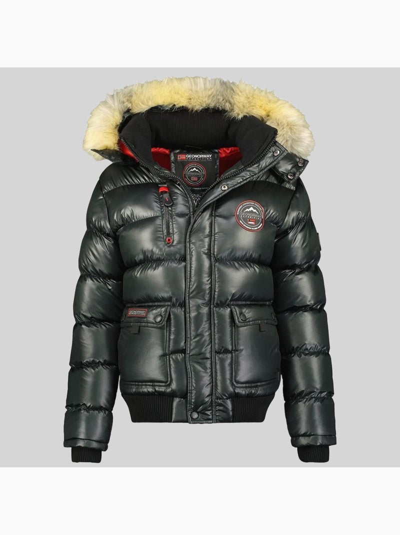 Piumino con cappuccio bugs – geographical norway Nero - Kiabi