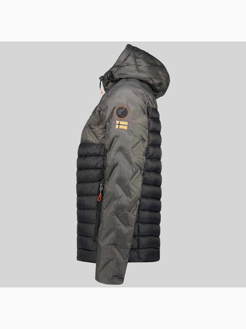 Piumino con cappuccio burator – geographical norway Grigio scuro - Kiabi