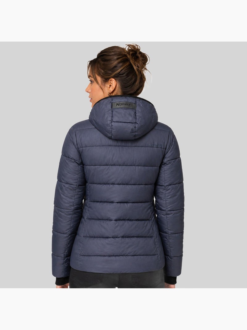 Piumino con cappuccio camelia – geographical norway Blu marino - Kiabi