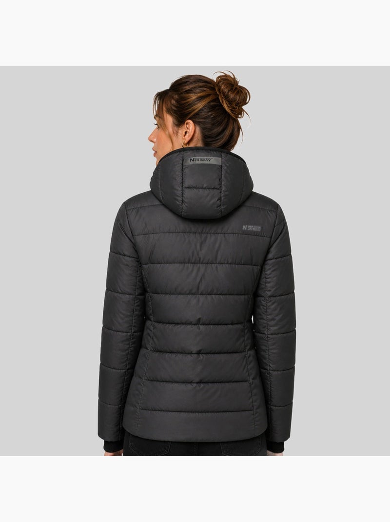 Piumino con cappuccio camelia – geographical norway Nero - Kiabi