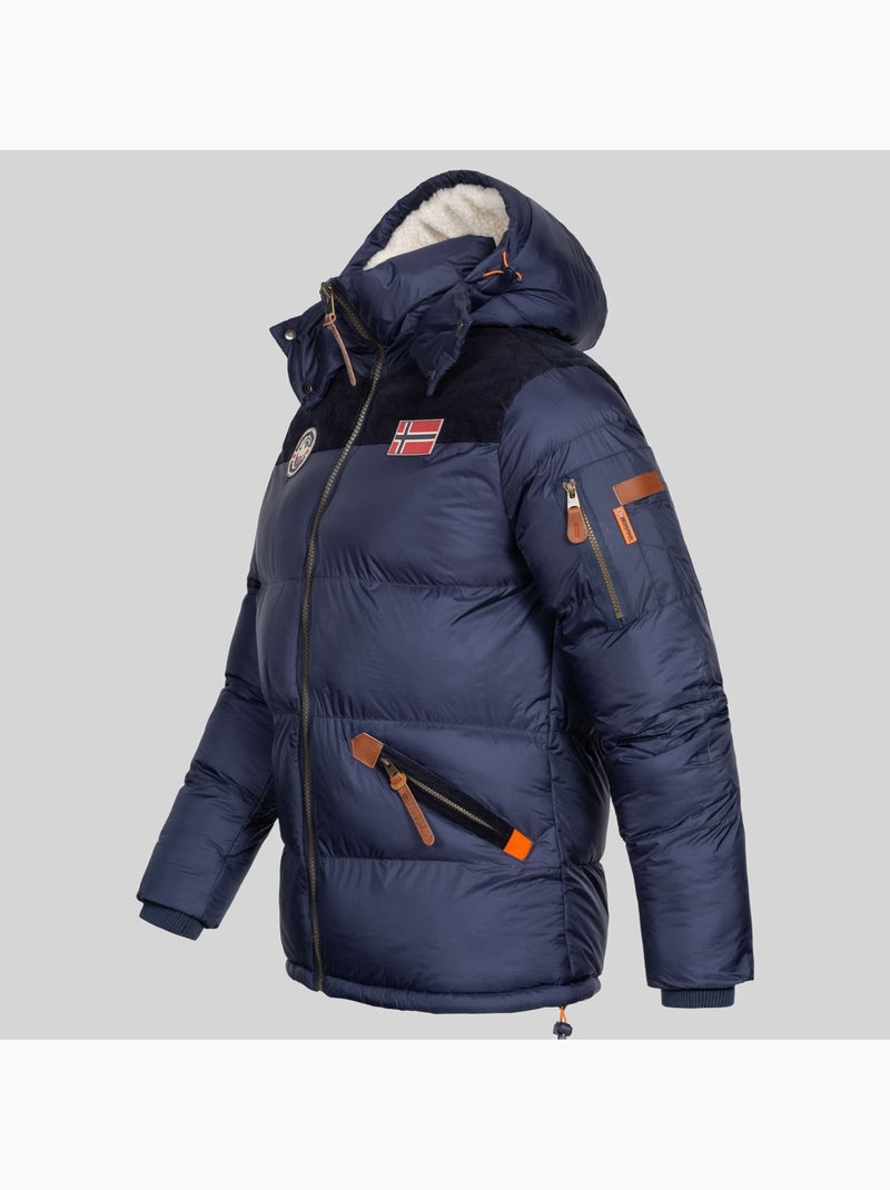 Piumino con cappuccio celian – geographical norway Blu marino - Kiabi