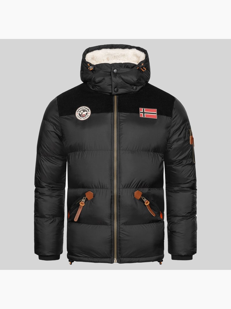 Piumino con cappuccio celian – geographical norway Nero - Kiabi