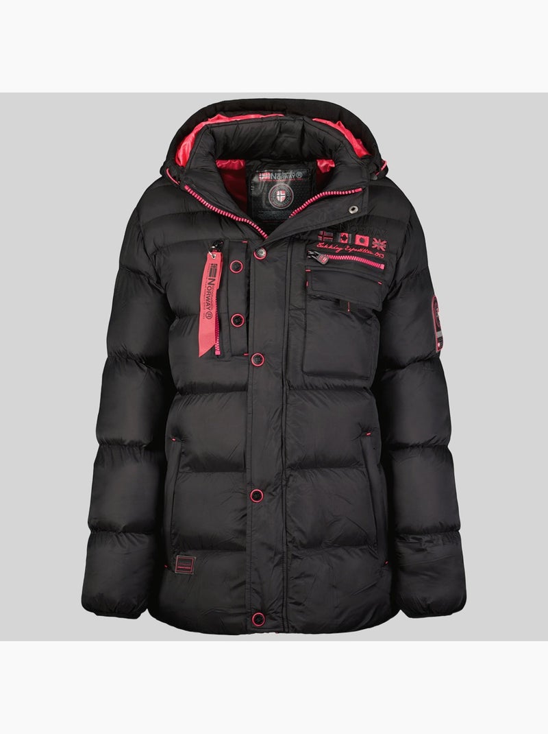 Piumino con cappuccio citernier – geographical norway Nero - Kiabi