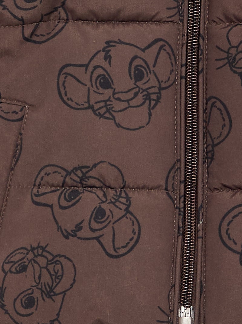 Piumino con cappuccio 'Disney' 'Il Re Leone' Marrone - Kiabi