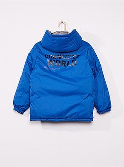 Piumino con cappuccio double face - Kiabi