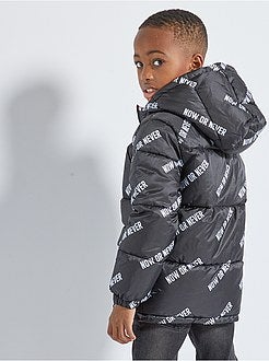 Piumino con cappuccio double face - Kiabi