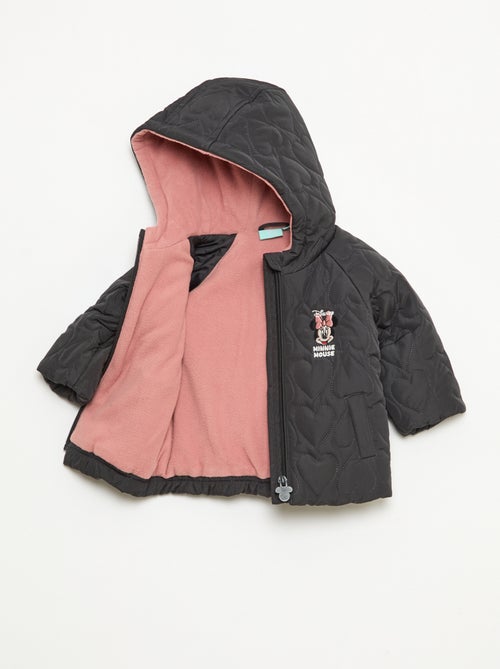 Piumino con cappuccio foderato in pile 'Disney' 'Minnie' - Kiabi