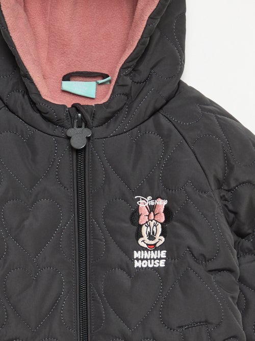 Piumino con cappuccio foderato in pile 'Disney' 'Minnie' - Kiabi