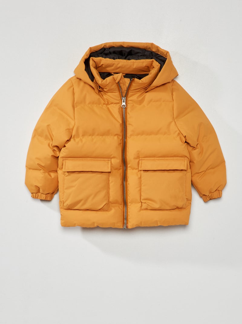 Piumino con cappuccio GIALLO - Kiabi