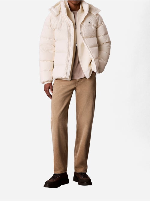Piumino con cappuccio rimovibile - calvin klein - Kiabi