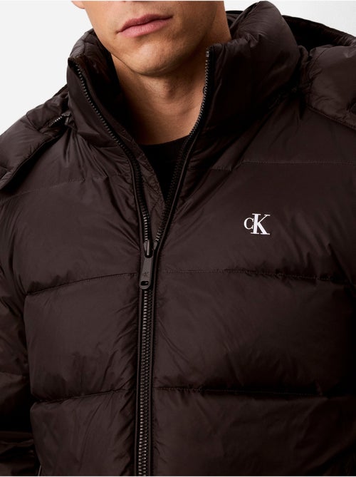 Piumino con cappuccio rimovibile - calvin klein - Kiabi