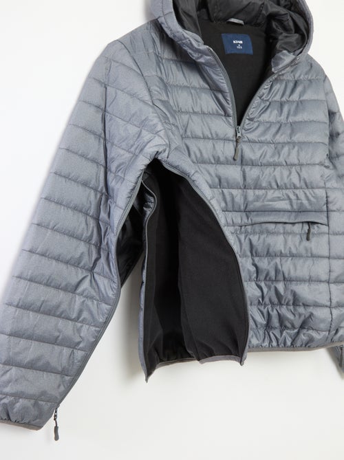 Piumino con cappuccio trapuntato - Kiabi