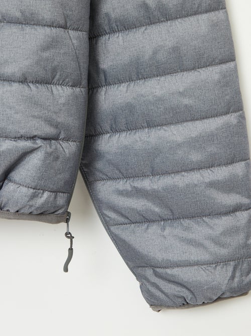 Piumino con cappuccio trapuntato - Kiabi