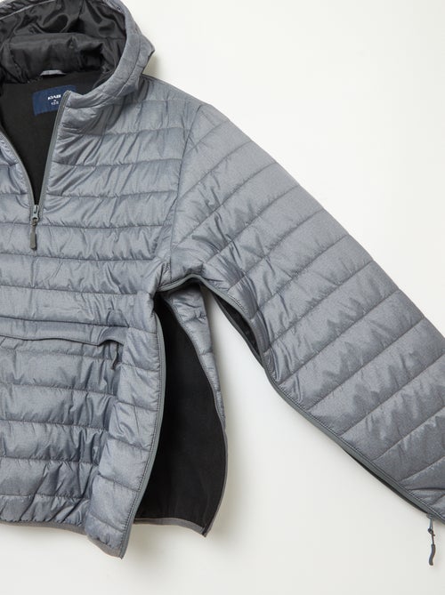 Piumino con cappuccio trapuntato - Kiabi