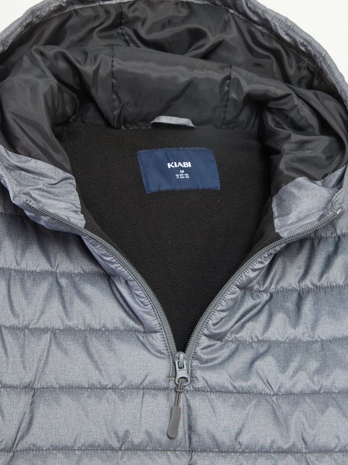 Piumino con cappuccio trapuntato - Kiabi