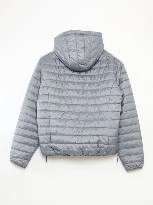 Piumino con cappuccio trapuntato - Kiabi
