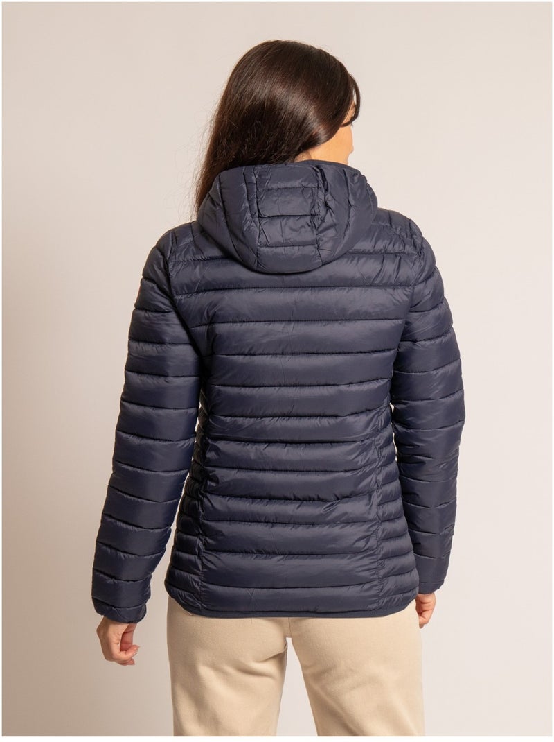 Piumino con cappuccio URSEL Blu marino - Kiabi