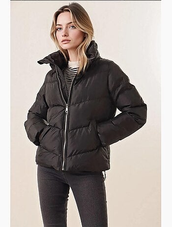 Piumino con colletto con zip spesso bdart