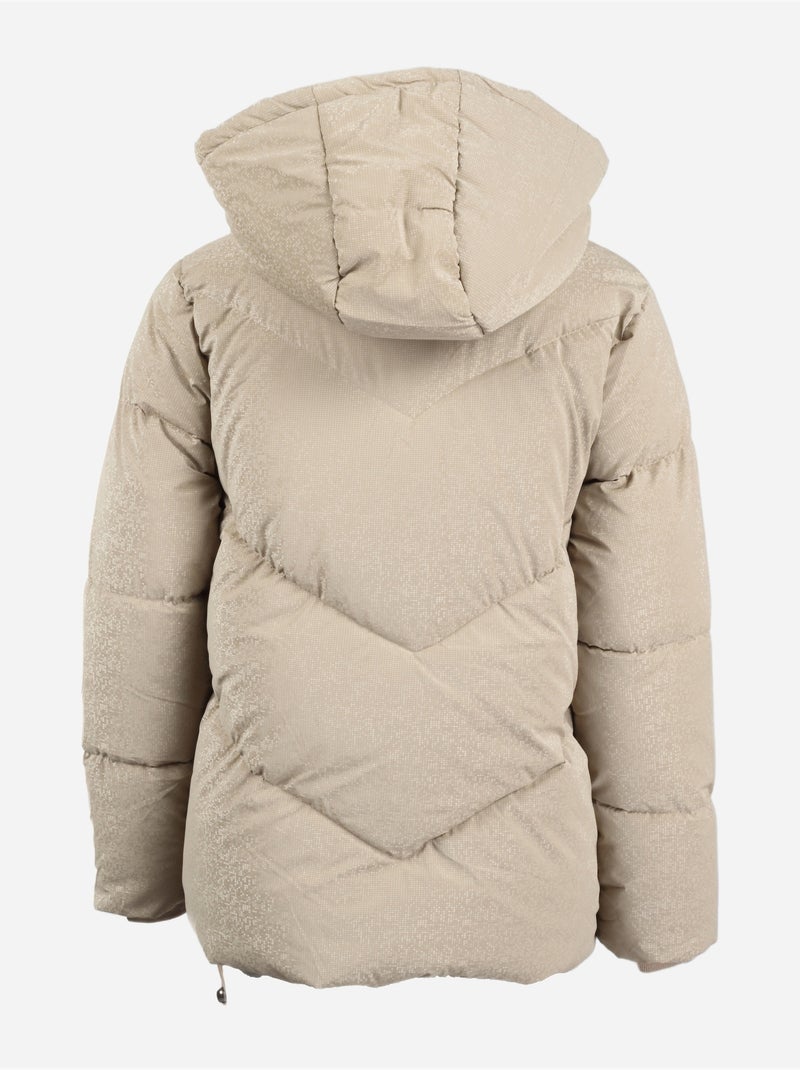 Piumino con effetto pixelato - boom kids Crema - Kiabi