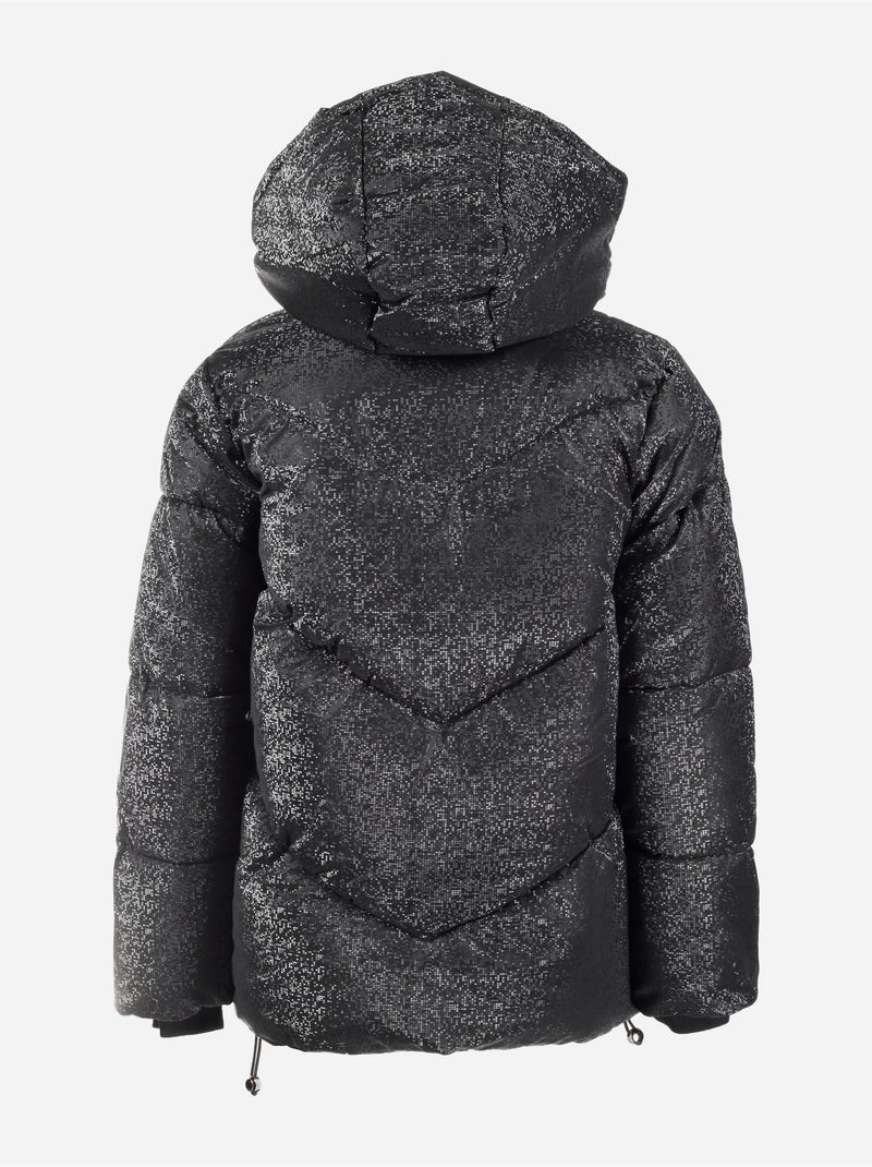 Piumino con effetto pixelato - boom kids Nero - Kiabi