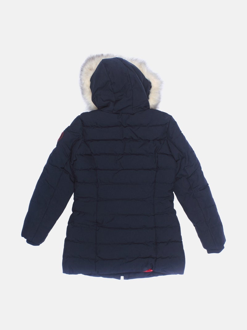 Piumino con pelliccia rimovibile - paragoose Blu scuro - Kiabi
