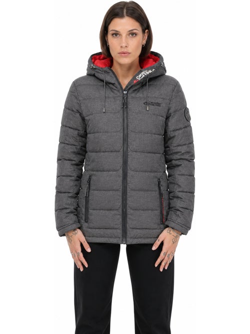 Piumino con trapuntatura fantasia e cappuccio astaneak – canadian peak - Kiabi Piumino con trapuntatura fantasia e cappuccio astaneak – canadian peak - Kiabi