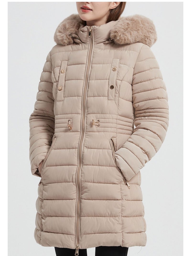 Piumino di media lunghezza Kebello Beige - Kiabi
