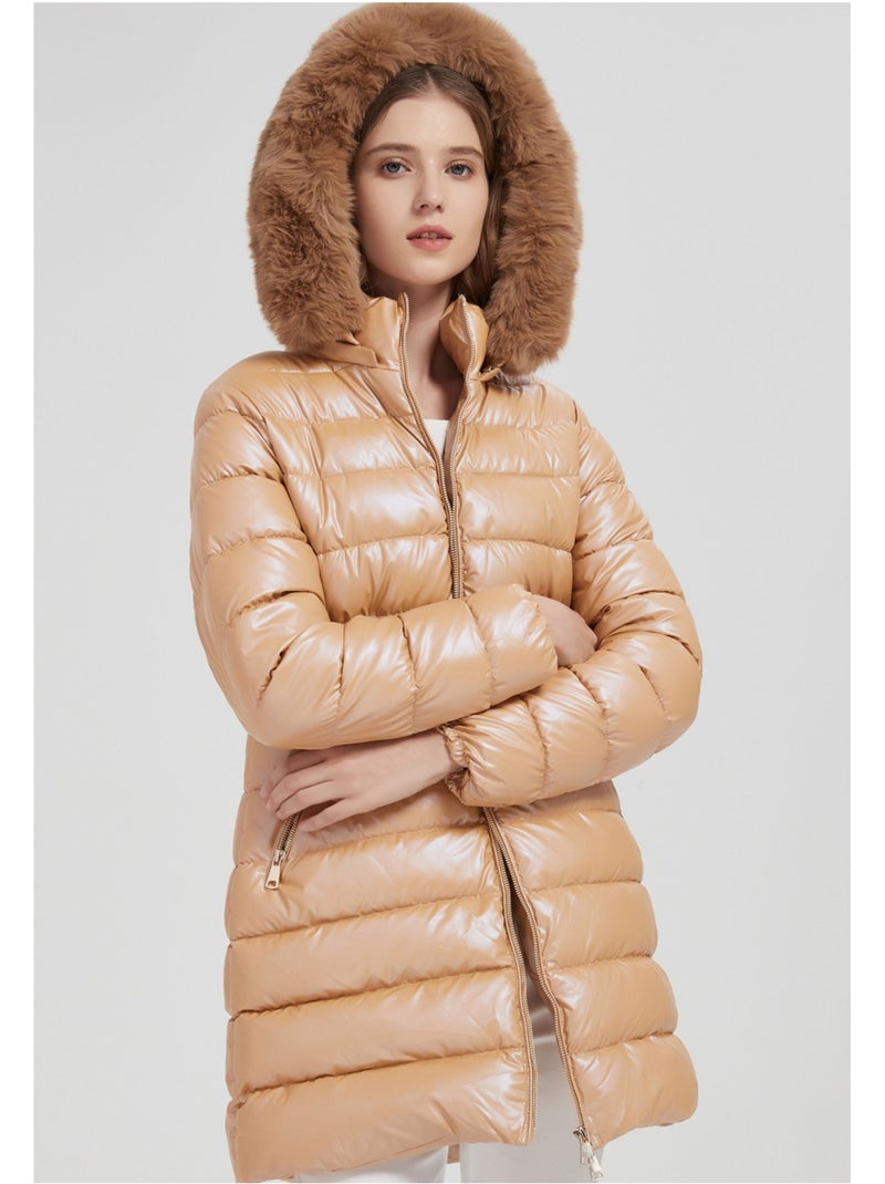 Piumino di media lunghezza kebello Beige - Kiabi