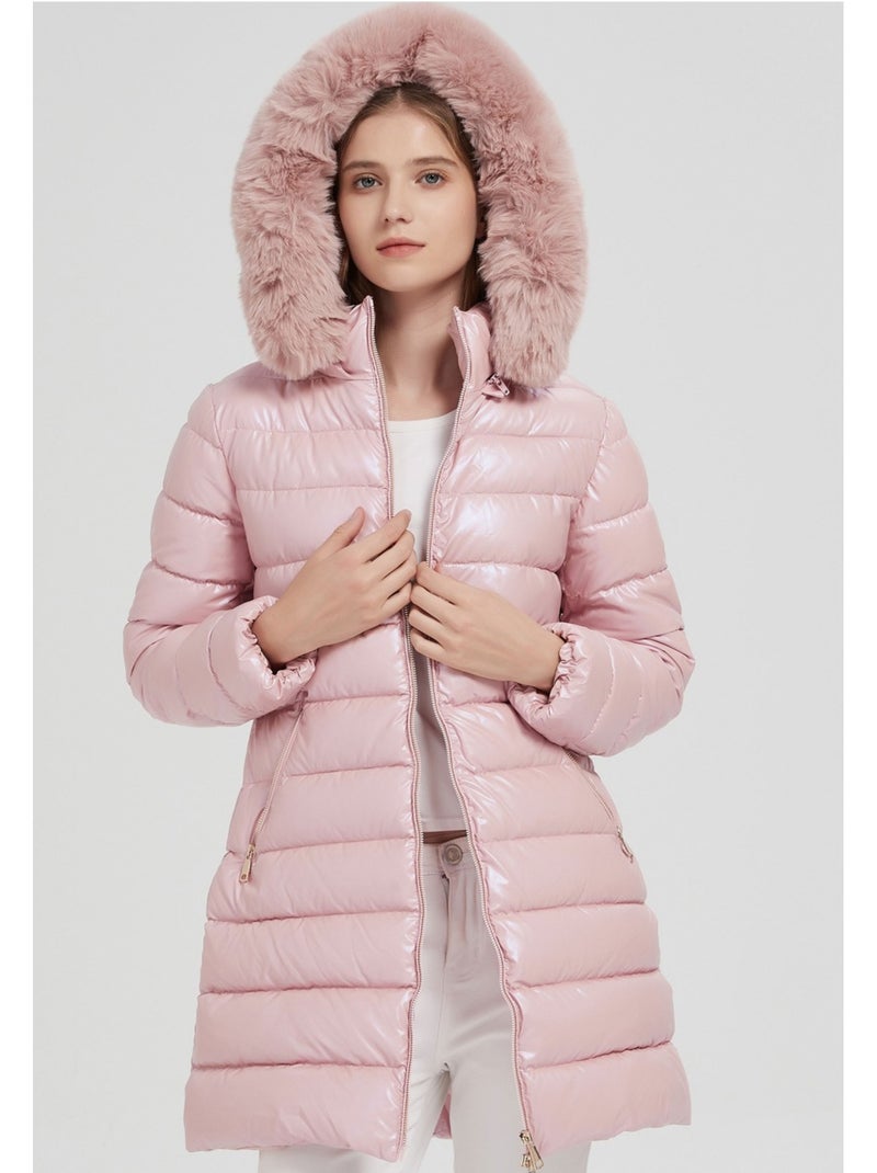 Piumino di media lunghezza kebello Rosa - Kiabi