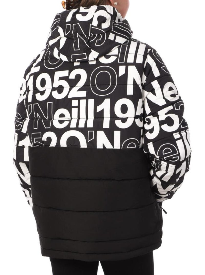 Piumino Donna O'Neill Nero Bianco - Kiabi