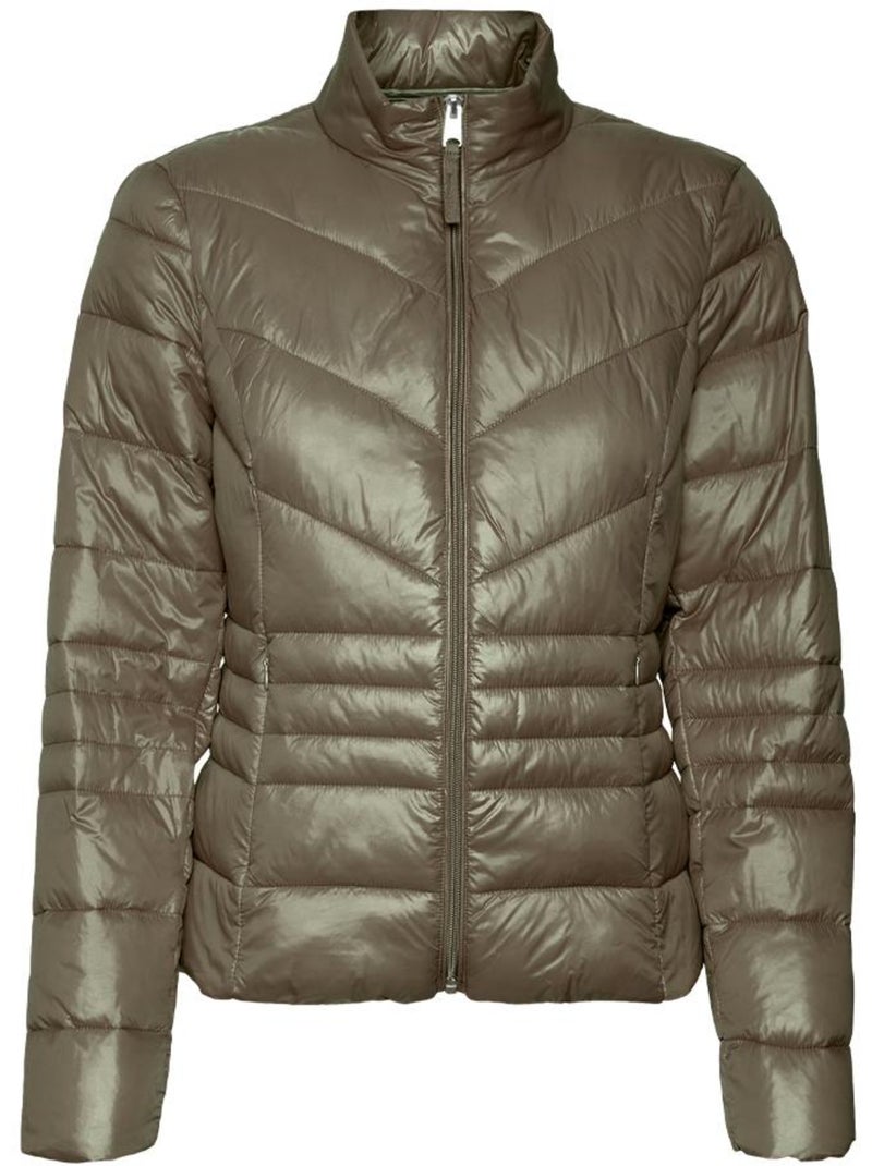 Piumino donna vero moda Marrone cappuccino - Kiabi