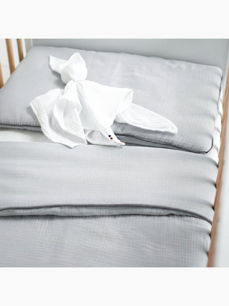 Piumino e cuscino bambino garza cotone | sevira kids | sevira kids Grigio - Kiabi