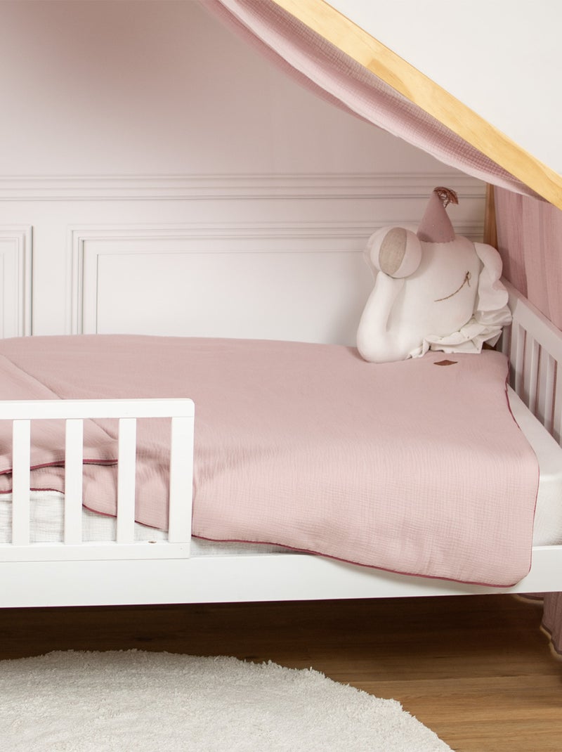 Piumino e cuscino bambino garza cotone | sevira kids | sevira kids Rosa - Kiabi
