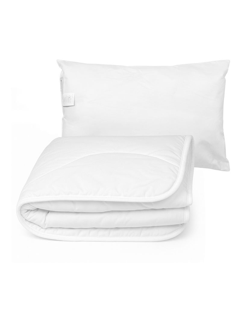 Piumino e cuscino bebè cotone biologico | sevira kids | sevira kids Bianco - Kiabi