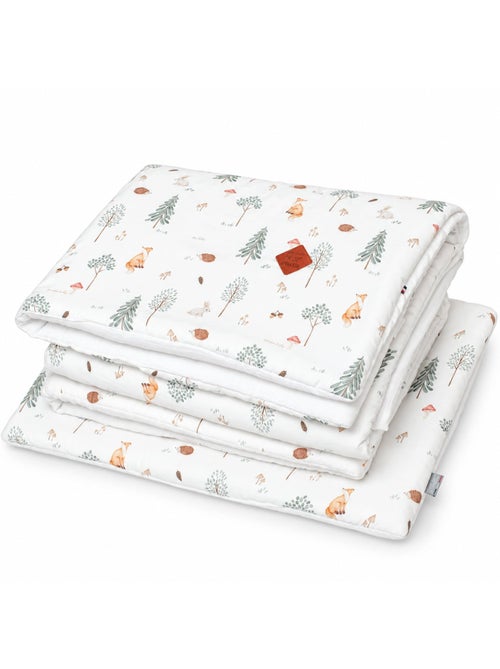 Piumino e cuscino per bambini reversibili in garza di cotone | sevira kids | sevira kids - Kiabi Piumino e cuscino per bambini reversibili in garza di cotone | sevira kids | sevira kids - Kiabi