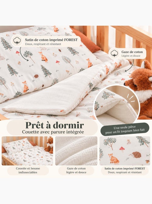 Piumino e cuscino per bambini reversibili in garza di cotone | sevira kids | sevira kids - Kiabi Piumino e cuscino per bambini reversibili in garza di cotone | sevira kids | sevira kids - Kiabi