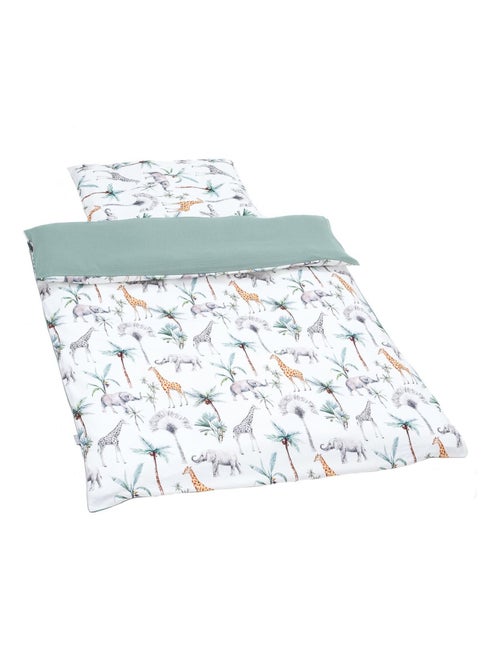 Piumino e cuscino per bambini reversibili in garza di cotone | sevira kids | sevira kids - Kiabi