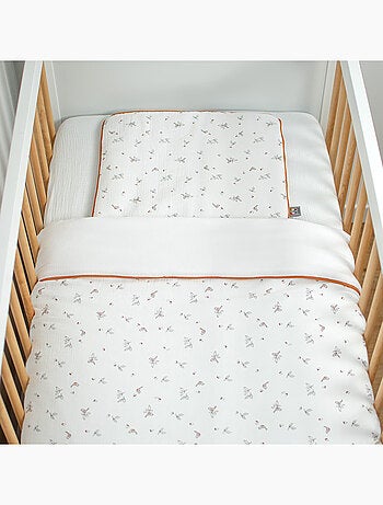Piumino e cuscino reversibili per bambino in mussola di cotone | SEVIRA KIDS