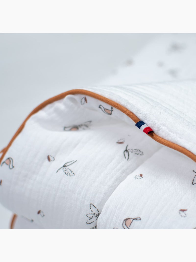 Piumino e cuscino reversibili per bambino in mussola di cotone | SEVIRA KIDS Bianco - Kiabi