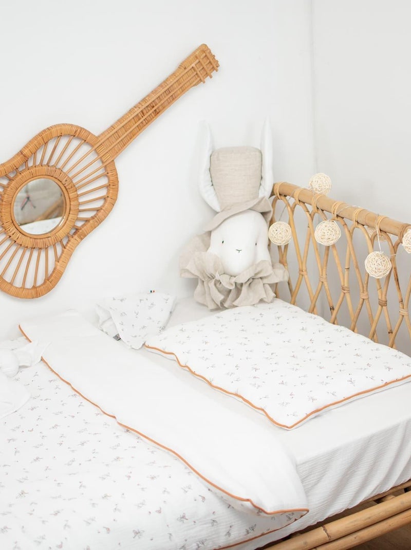 Piumino e cuscino reversibili per bambino in mussola di cotone | SEVIRA KIDS Bianco - Kiabi