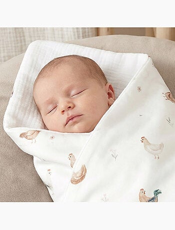 Piumino e cuscino reversibili per bambino in mussola di cotone | SEVIRA KIDS